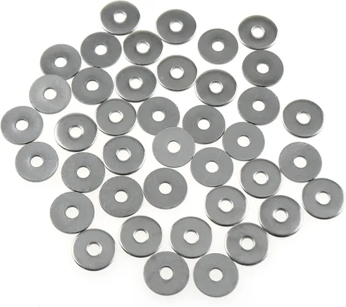 Arandela plana LUORNG 40 piezas M3 0.472 in diámetro exterior 304 arandela plana de acero inoxidable accesorios de ajuste de hardware de montaje de