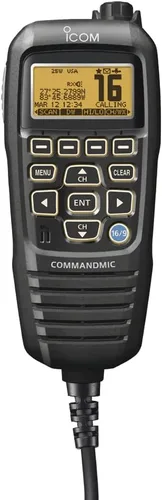 ICOM IC-HM-195B Command Mic IV para M424 VHF, negro