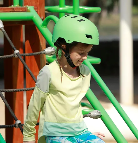 Miniatura 2 de Casco para bicicleta y patineta, ajustable y multideporte para patines y scooter, 3 tallas para adultos, jóvenes, niños y bebés Verde menta