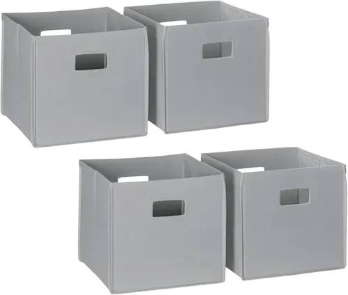 Miniatura 16 de RiverRidge Cajones de almacenamiento plegables con asas Organizador de almacenamiento Aqua Cube para armario, dormitorio y sala de juegos - Juego