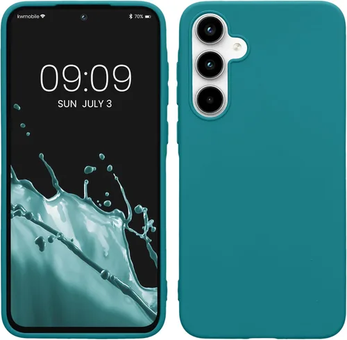 Miniatura 137 de kwmobile Funda compatible con Samsung Galaxy A23 4G / 5G - Funda de silicona TPU metálica suave y delgada - Rojo oscuro metálico