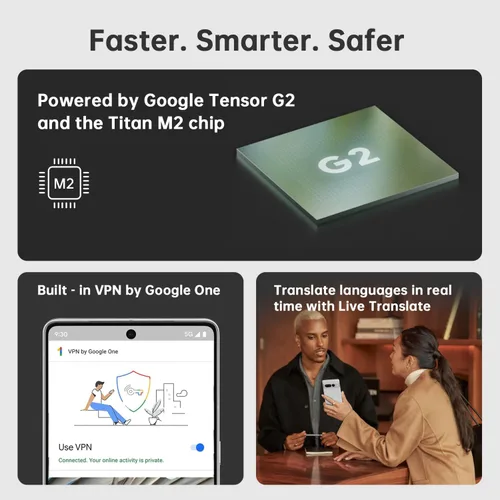 Miniatura 4 de Teléfono Google Pixel 7 Pro Desbloqueado - Smartphones Android 5G con 512GB de Almacenamiento, 12GB de RAM, Pantalla OLED QHD de 6.7", Cámara Nieve