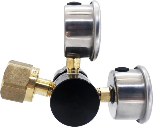 Miniatura 4 de Regulador de CO2 de dióxido de carbono ajustable de alto flujo 475 PSI y kit de mango para neumáticos Jeep