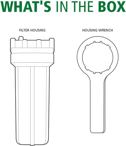 Miniatura 5 de AO Smith Sistema de filtración de agua de una sola etapa para toda la casa - Prefiltro de sedimentos - Certificado NSF - AO-WH-PRE