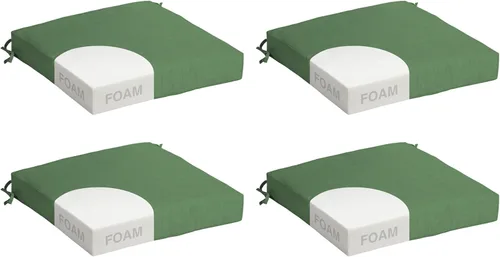 Miniatura 71 de Arden - Cojín de asiento de espuma para interiores y exteriores, paquete de 2, 17 x 16, cojín de patio, repelente al agua, resistente a