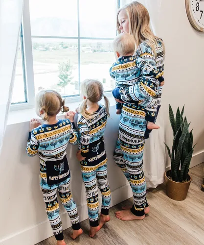 Miniatura 38 de Lazy One - Pijamas navideñas a juego con solapa trasera; para perros, bebés, niños, adolescentes y adultos
