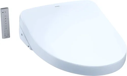 Miniatura 4 de TOTO® WASHLET® S500e - Asiento de inodoro electrónico con bidé EWATER+® con limpieza de tazón y varita, tapa clásica, alargado, algodón blanco