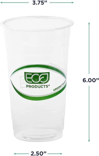 Miniatura 3 de Eco-Products, Inc GreenStripe - Vasos para bebidas frías, Transparente, 1000
