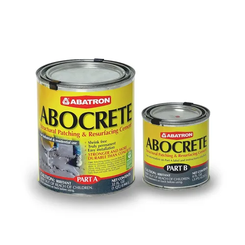 ABATRON Abocrete Kit - Compuesto de sellado y relleno de epoxi para hormigón autonivelante - Kit de reparación de concreto y llenado de grietas de