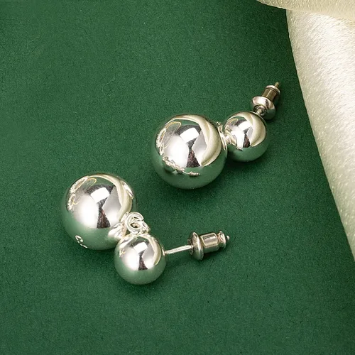 Miniatura 4 de C.Paravano Aretes de aro de oro de 18 quilates y plata esterlina para mujer