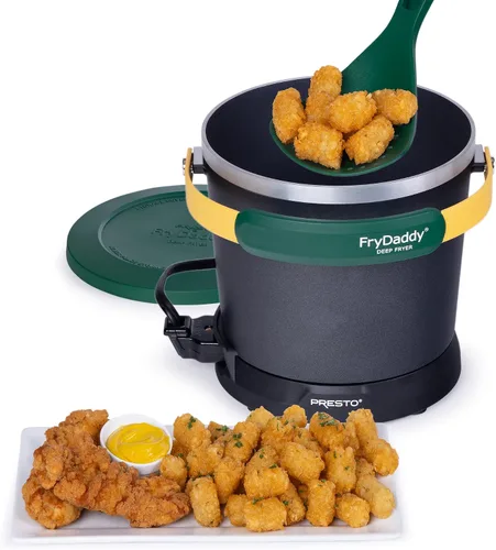 Miniatura 4 de Presto 05427 Freidora eléctrica profunda FryDaddy, verde/dorado