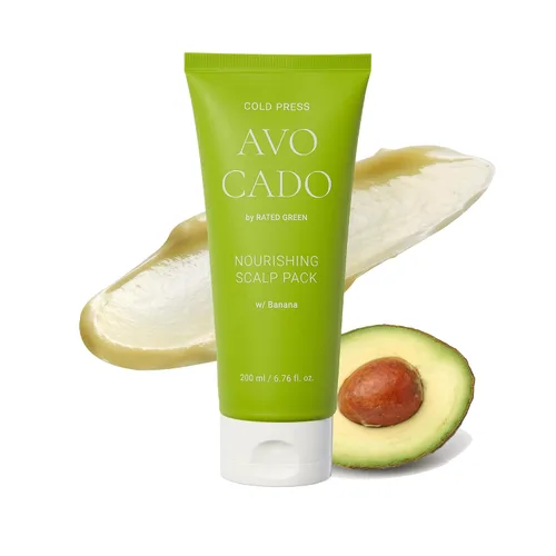 Miniatura 15 de RATED GREEN Paquete Nutritivo para el Cuero Cabelludo de Café Frío de Aguacate con Plátano, 1.69 Fl. Oz. Mascarilla Hidratante y Acondicionadora