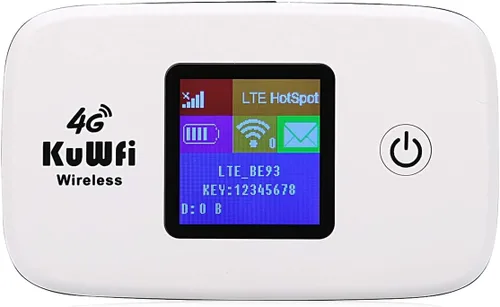 Miniatura 9 de KuWFi Router 0.18 oz con ranura para tarjeta SIM desbloqueada, AX3600 WiFi-6 módem con ranura para tarjeta SIM, NR NSA/SA 5G NR SA NSA AX3000 WiFi 6