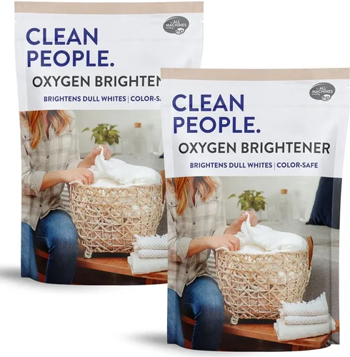 Miniatura 7 de The Clean People Quitamanchas Blanqueador de Oxígeno Alternativa a la lejía, ingredientes sencillos, aviva los blancos opacos Y los colores 41 oz