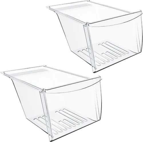 Miniatura 10 de HECASA 240337103 240337102 Reemplazo de bandeja para cajón para verduras de refrigerador para 240337105 240337107 240337108 240337109 Reemplazo