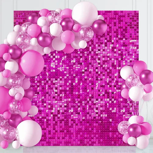 Miniatura 14 de Paneles de fondo de pared con brillo plateado de 3 pies x 4 pies con lentejuelas brillantes de discoteca, fondo de fotos para fiestas, bodas