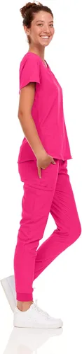 Miniatura 85 de Natural Uniforms Conjunto de ropa quirúrgica elástica para mujer con tallas regulares y pequeñas