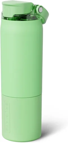 Miniatura 36 de BrüMate Rise - Botella de agua de 18 onzas con popote de silicona cubierto Botella de agua para niños aislada 100% a prueba de fugas Base apta