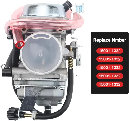 Miniatura 2 de Carburador KLF300 compatible con Kawasaki KLF300 Bayou 2x4 1986-2004, KLF300 Bayou 4x4 1989-2005, filtro de aceite de filtro de aire y válvula