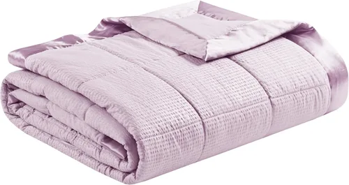 Miniatura 11 de Madison Park Cambria - Manta alternativa de plumón, tratamiento prémium 3M Scotchgard que absorbe la humedad, funda de cama ligera y suave