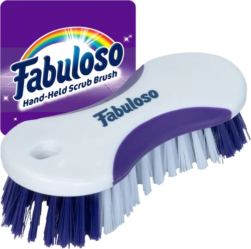 Miniatura 12 de Fabuloso Juego de cepillo y recogedor compacto de escoba de mano con almacenamiento a presión y orificio para colgar, barrido rápido para cocina