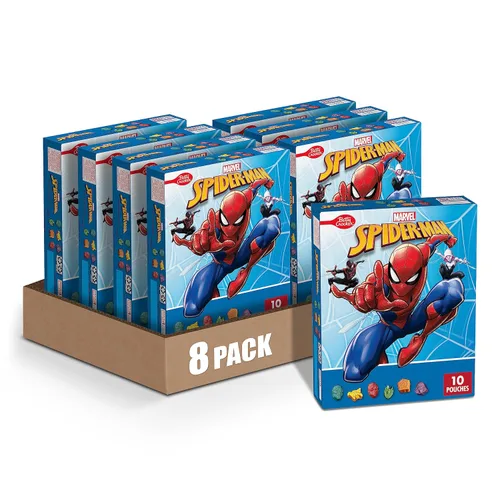 Miniatura 10 de Pokemon - Snacks con sabor a frutas, sin grasa y sin gluten, 17.6 onzas (22 bolsas)