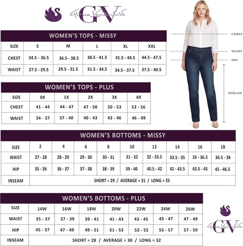 Miniatura 4 de Gloria Vanderbilt Amanda Classic - Jeans cónicos de tiro alto para mujer