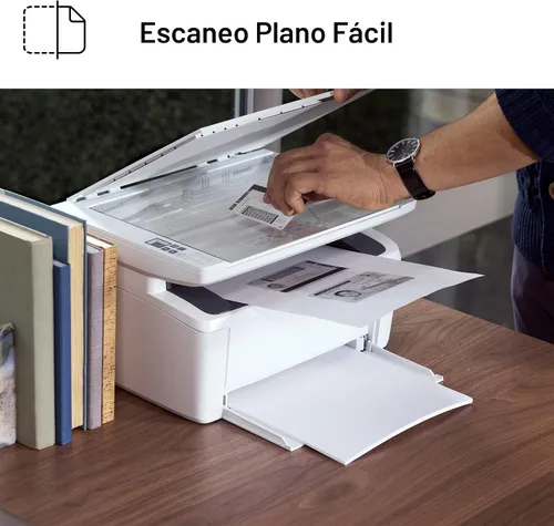 Miniatura 13 de HP Laserjet MFP M140w Impresora inalámbrica en blanco y negro, impresión, escaneo, copia, velocidades rápidas, fácil configuración, impresión móvil