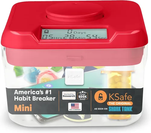 Miniatura 16 de Kitchen Safe: El Recipiente con Bloqueo por Tiempo, Cárcel para Celular, Caja de Bloqueo para Medicamentos, Rompe Malos Hábitos, Deja de Fumar, Deja