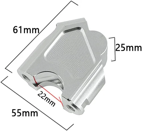 Miniatura 7 de Para BMW F700GS F 700 GS 2013-2017 F650GS F650 2008-2017 motocicleta manillar elevador barra montaje abrazadera adaptador aleación de aluminio