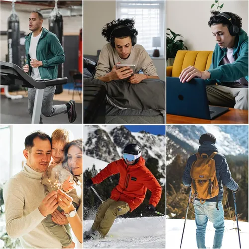 Miniatura 6 de Conjunto de ropa interior térmica para hombre, ropa interior larga para hombre, capa base, parte superior e inferior, ultra suave, regalos