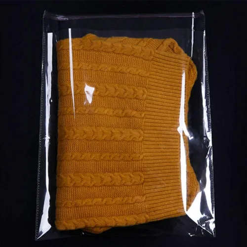 Miniatura 3 de Keoferlo Bolsas de celofán autoadhesivas de 14 x 20 pulgadas, bolsas de plástico transparente de polietileno transparente para envolver ropa