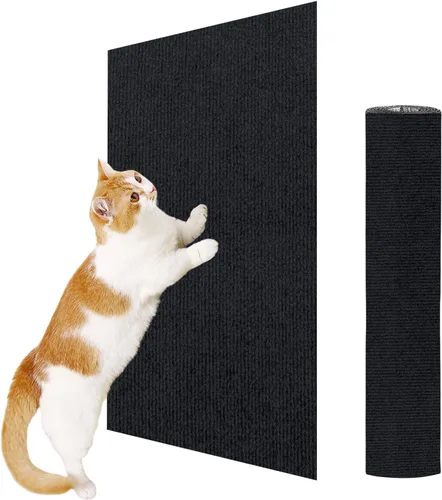 Miniatura 26 de ENONCI Protector de esquina de pared de sofá de 23.6 x 15.8 pulgadas para gatos de interior, protector de muebles antiarañazos contra arañazos