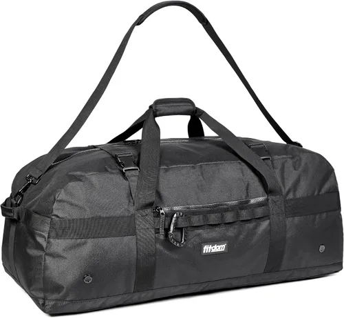 Fitdom Bolsa de viaje de equipo deportivo extra grande de alta resistencia con hombro ajustable y correas de compresión Perfecto para entrenadores