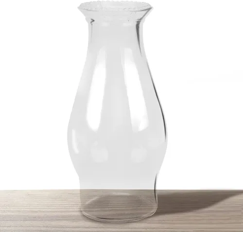 Lámpara de aceite para chimenea, lámpara de huracán, repuesto de vidrio, base transparente de 3 pulgadas para pantalla de lámpara de queroseno