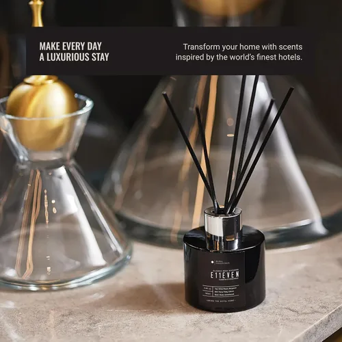 Miniatura 6 de Set de Difusor de Caña Black Velvet, Difusor para el Hogar Inspirado en Hoteles de Lujo con Notas de Cítricos Picantes, Higo Negro Jugoso y Rosa