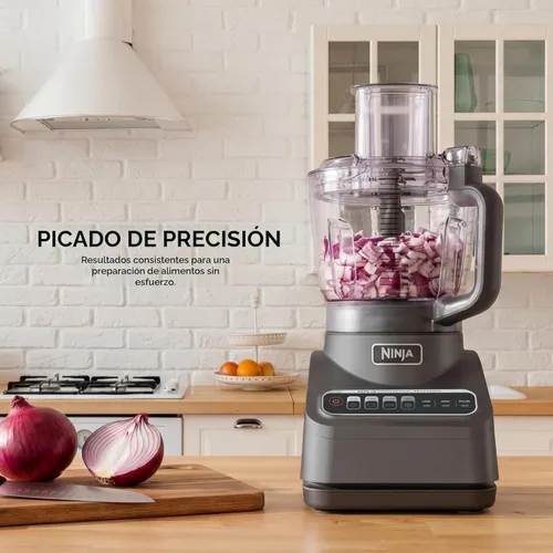 Miniatura 3 de Ninja procesador de alimentos, Professional Plus, 1000 vatios de potencia pico, 4 funciones para picar, cortar, purés y masa con recipiente