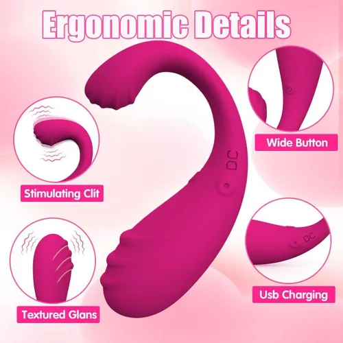 Miniatura 4 de Consolador vibrador de clítoris con aplicación de control remoto, vibrador portátil, juguetes sexuales para adultos, vibraciones para mujeres, braga