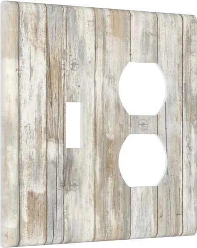 Miniatura 83 de Placa Decorativa de Pared Beige Boho de Mediados de Siglo Sol Abstracto 1-Gang Retro Años 70 Arte Geométrico Moderno con Arco Eléctrico Interruptor