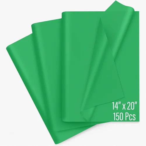Miniatura 14 de Sanzix - 150 hojas de papel de seda kraft a granel de 14x20 pulgadas - Papel de regalo marrón para bolsas de regalo, boda, cumpleaños y Papel kraft