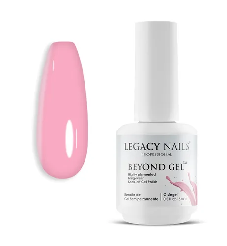 Miniatura 24 de LEGACY NAILS Professional Beyond Gel Soak-Off Esmalte de uñas – Cobertura completa, altamente pigmentado (BEYOND GEL – ALBA 1/2 oz)