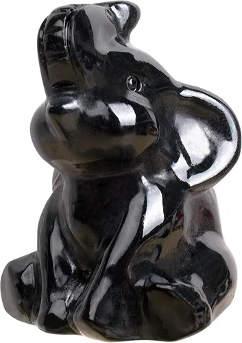 Miniatura 9 de Figura de elefante de fluorita tallada a mano, Feng Shui, regalo para amor, armonía, accesorios de escritorio, regalos para mujeres, adorable