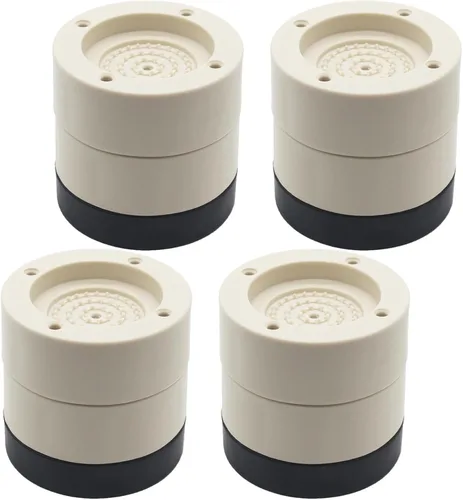 Miniatura 8 de 4 juegos de elevadores redondos negros para muebles, elevadores de cama resistentes, altura de 1 pulgada, 2 pulgadas, 3 pulgadas, elevadores de cama
