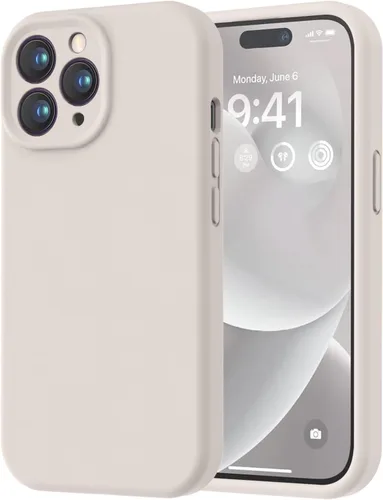 Miniatura 303 de LOVE 3000 Compatible con Funda para iPhone 15, [Cámara de Cobertura Completa de Silicona Suave] [Protección contra Caídas de 8 pies], Forro de Negro