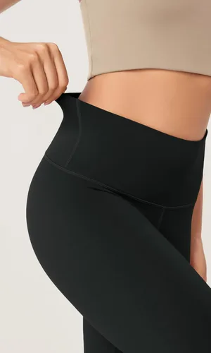 Miniatura 5 de ODODOS ODLEX - Paquete de 2 pantalones cortos de entrenamiento de cintura alta para mujer, control de abdomen, entrenamiento, gimnasio, atletismo