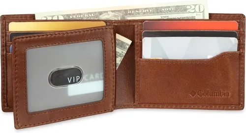 Miniatura 34 de Columbia Billetera plegable para hombre, múltiples ranuras para tarjetas, ventana de identificación