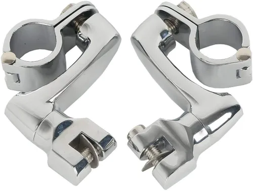 Miniatura 11 de TCT-MOTORPARTS Soportes de clavijas de pie de barra de carretera negro para Harley Touring 22/25/32/1.378 in