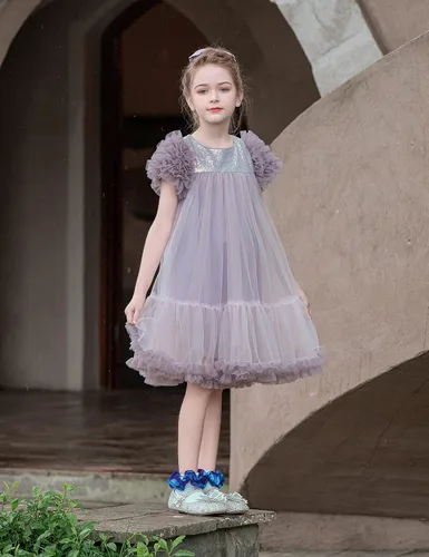 Miniatura 41 de Dicry Calcetines de encaje doble para niñas pequeñas con puños ondulados y volantes grandes para bebés y niños