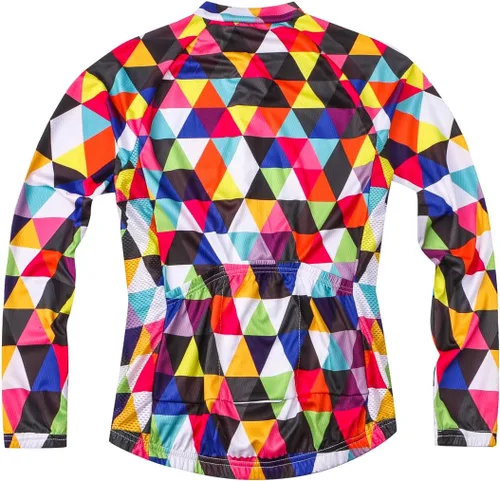 Miniatura 5 de Weimostar Hombre Ciclismo Jersey Manga Corta Bicicleta Ropa Multicolor Diamante