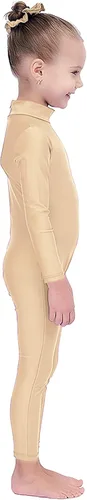Miniatura 2 de Kepblom Body completo de manga larga para niñas con cuello alto y elastano